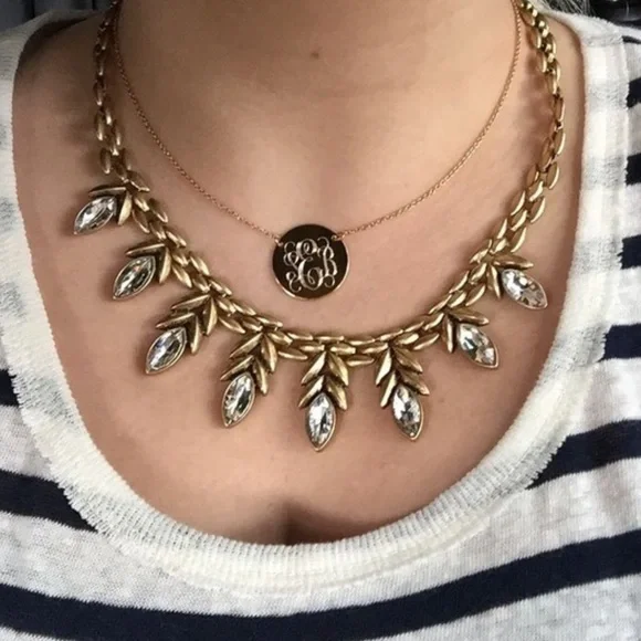 Stella & Dot | Versatile Crystal Encrusted Birdie Feather Statement Neck… - Picture 11 of 16